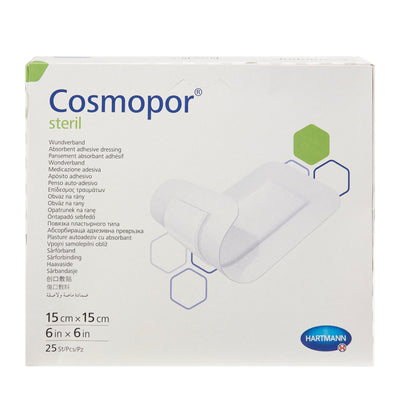 Cosmopor® Adhesive Dressing, 6 x 6 Inch, 1 Box of 25 (General Wound Care) - Img 1