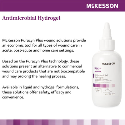 McKesson Puracyn® Plus Professional Antimicrobial Hydrogel, 3 oz., 1 Case of 6 (Advanced Wound Care) - Img 4