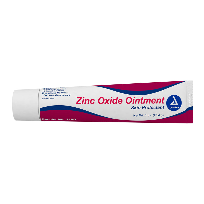 Dynarex Zinc Oxide Skin Protectant, 1 Oz Tube, 1 Case of 72 (Skin Care) - Img 1