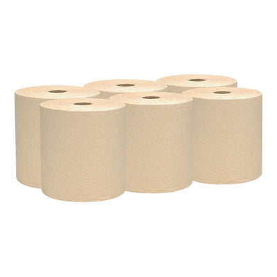 Scott Paper Towels, Hardwound Roll, Brown, 8" x 800', 1 Case of 12 (Paper Towels) - Img 3