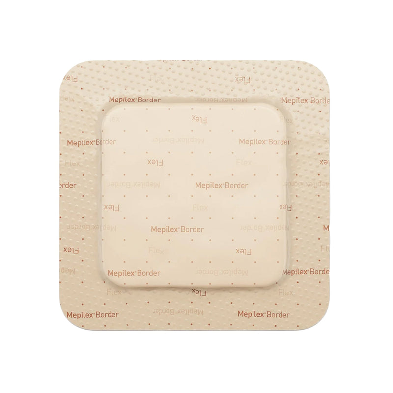 Mepilex® Border Flex Adhesive with Border Foam Dressing, 4 x 4 Inch, 1 Each (Advanced Wound Care) - Img 1