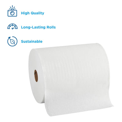 enMotion® Touchless White Paper Towel, 10 Inch x 800 Foot, 1 Case of 6 (Paper Towels) - Img 5