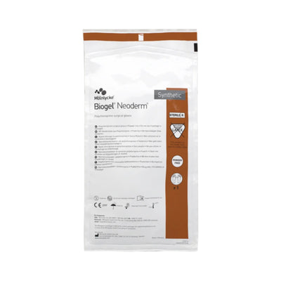 Biogel® NeoDerm® Polyisoprene Surgical Glove, Size 6, Light Brown, 1 Box of 50 () - Img 1