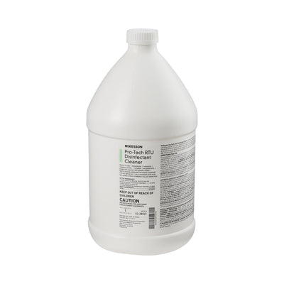 McKesson Pro-Tech Surface Disinfectant Cleaner Alcohol-Based Liquid, Non-Sterile, Floral Scent, 1 gal Jug, 1 Case of 4 (Cleaners and Disinfectants) - Img 1