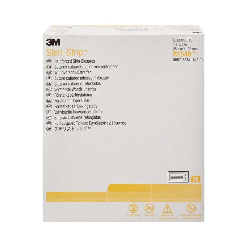 3M™ Steri-Strip™ Skin Closure Strip, 1 x 5 in., 1 Box of 25 (Skin Closure Strips) - Img 2