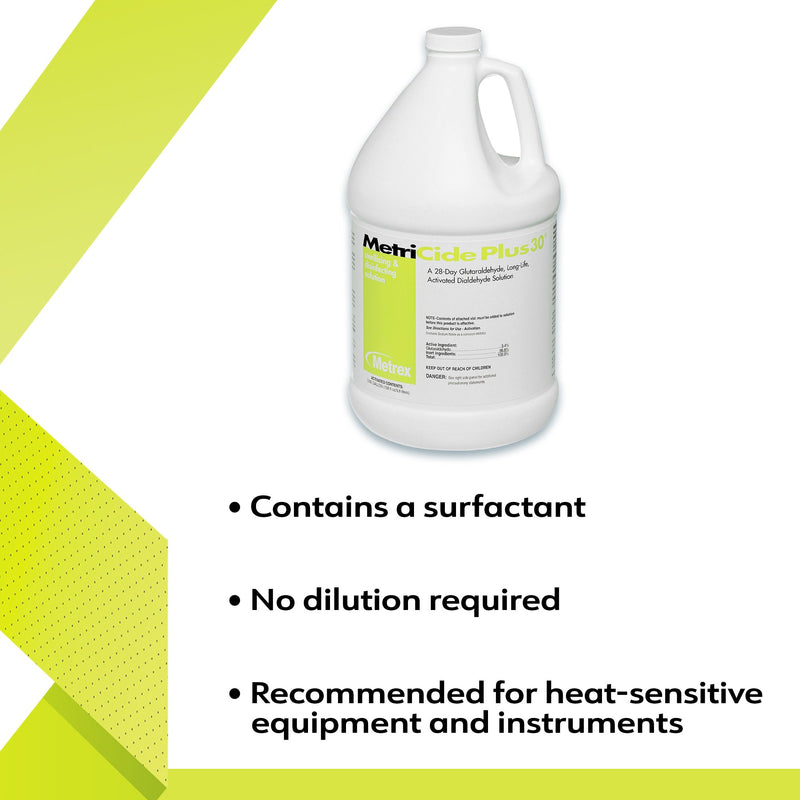 MetriCide Plus 30® Glutaraldehyde High Level Disinfectant, 1 Gallon(s) (Cleaners and Solutions) - Img 2