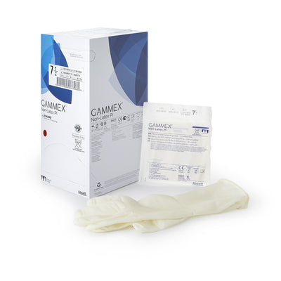 Gammex® Non-Latex PI Polyisoprene Surgical Glove, Size 7.5, White, 1 Box of 50 () - Img 1