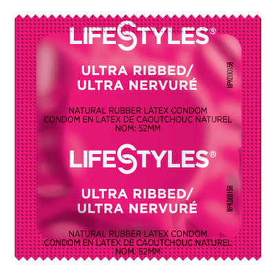 Lifestyles® Ultra Ribbed Condom, 1 Case (Over the Counter) - Img 1