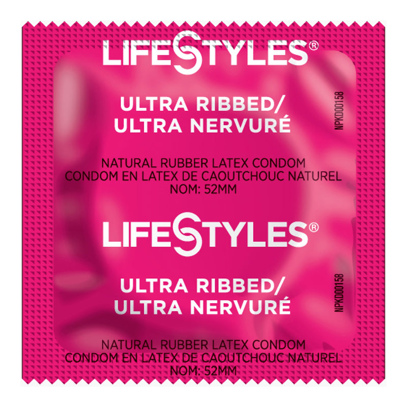 Lifestyles® Ultra Ribbed Condom, 1 Case (Over the Counter) - Img 1