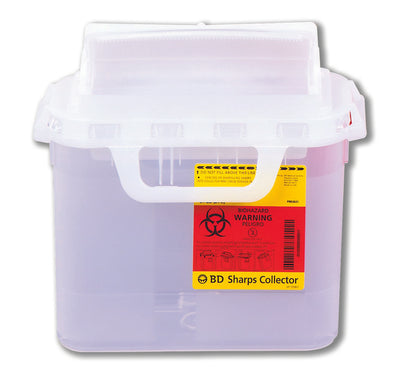 BD™ Sharps Container, 5.4 Quart, 11-7/10 x 16-3/5 x 4-1/2 Inch, 1 Case of 20 () - Img 1