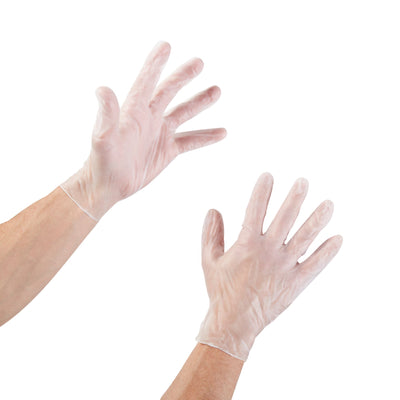 McKesson Vinyl Exam Glove, Extra Large, Clear, 1 Box of 100 () - Img 5