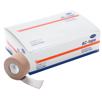 AC-tape® Cotton Elastic Tape, 1 Inch x 5 Yard, Tan, 1 Box of 12 (General Wound Care) - Img 1