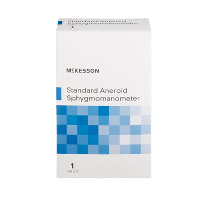 McKesson Brand Aneroid Sphygmomanometer with Cuff, 2-Tube, Pocket-Size, Handheld, Adult Medium Cuff, Navy, 1 Box (Blood Pressure) - Img 9