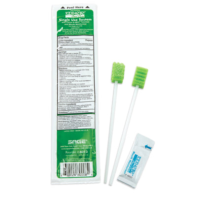 Toothette® Oral Swab Kit with 2 Swabs, 1 Case of 100 (Mouth Care) - Img 1