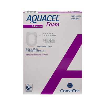 Aquacel® Silicone Adhesive with Border Silicone Foam Dressing, 5½ x 8 Inch, 1 Each (Advanced Wound Care) - Img 2