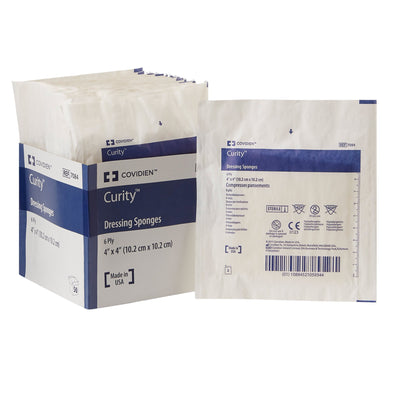 Curity™ Sterile Nonwoven Sponge, 4 x 4 Inch, 1 Pack (General Wound Care) - Img 1