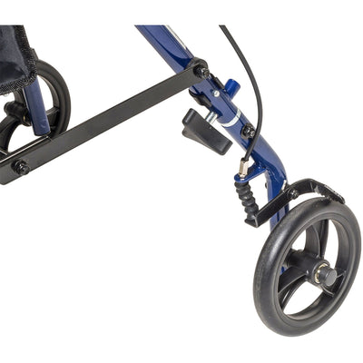 drive™ Steel Rollator with 6 Inch Wheels, Blue, 1 Each (Mobility) - Img 6