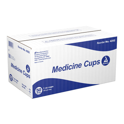 dynarex® Disposable Graduated Medicine Cup, 1 oz., 1 Case of 5000 (Drinking Utensils) - Img 3