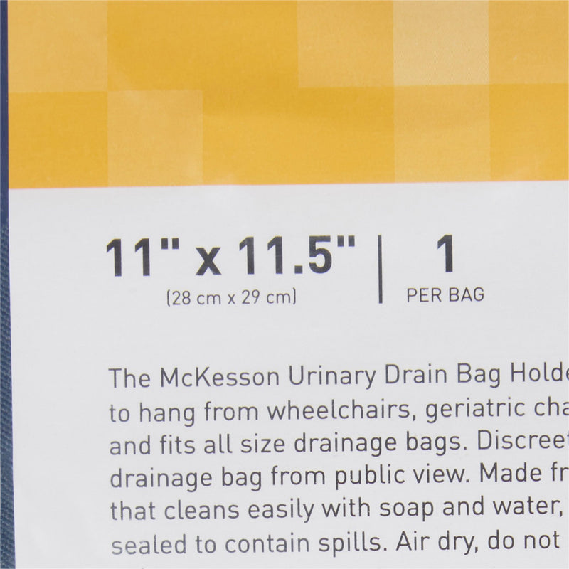 McKesson Urinary Bag Drainage Holder, Adjustable Straps, Navy Blue, 1 Case of 50 (Mobility) - Img 10