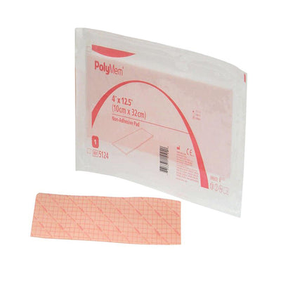 PolyMem® Non-Adhesive without Border Foam Dressing, 4 x 12½ Inch, 1 Case of 12 (Advanced Wound Care) - Img 2