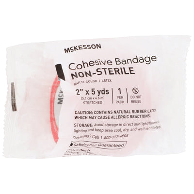 McKesson Self-adherent Closure Cohesive Bandage, 2 Inch x 5 Yard, 1 Case of 36 (General Wound Care) - Img 2