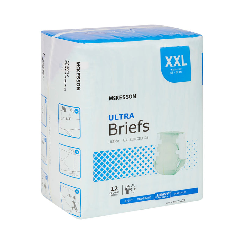 McKesson Ultra Heavy Absorbency Incontinence Brief, 2X-Large, 1 Bag () - Img 7