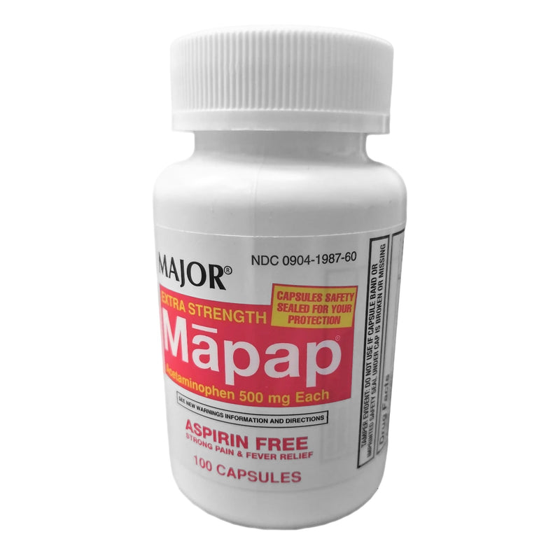 Mapap® Acetaminophen Pain Relief, 1 Bottle (Over the Counter) - Img 1