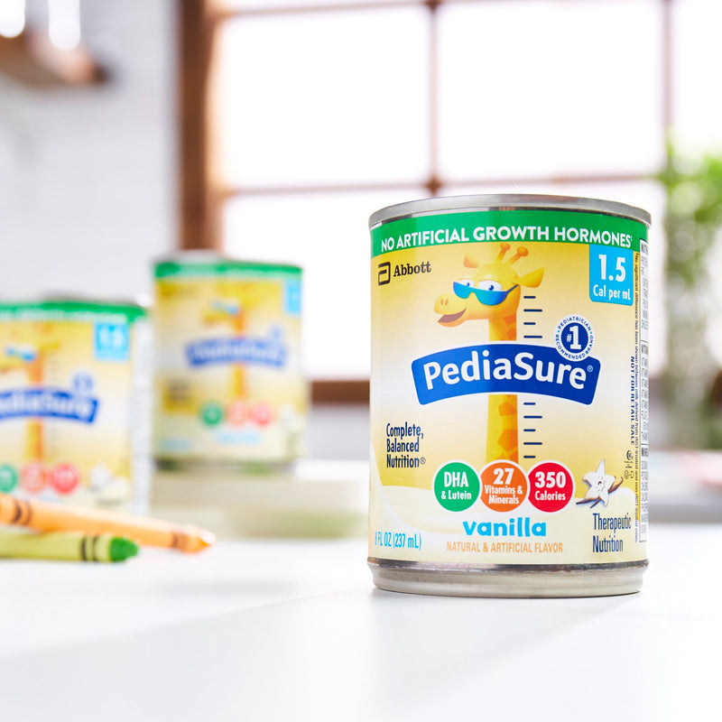 PediaSure® 1.5 Cal Vanilla Pediatric Oral Supplement / Tube Feeding Formula, 8 oz. Can, 1 Each () - Img 8