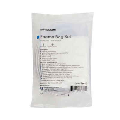 McKesson Enema Bag Set, 1 Case of 50 (Enema Bags and Kits) - Img 4