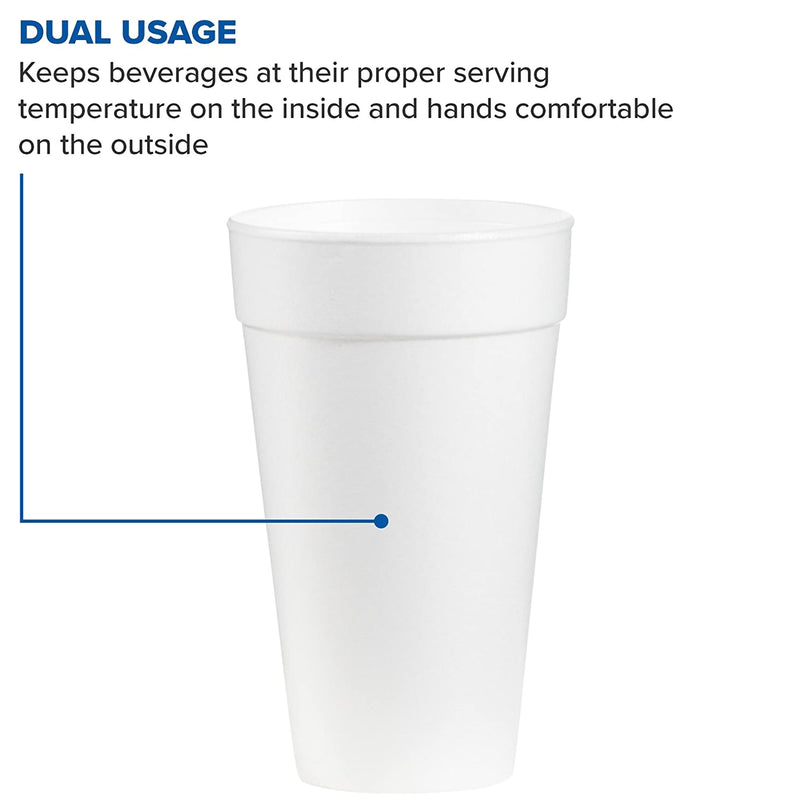 WinCup® Styrofoam Drinking Cup, 20 oz., 1 Case of 25 (Drinking Utensils) - Img 3