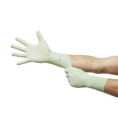 Gammex® Non-Latex PI Green Polyisoprene Surgical Glove, Size 7, Light Green, 1 Case of 200 () - Img 4