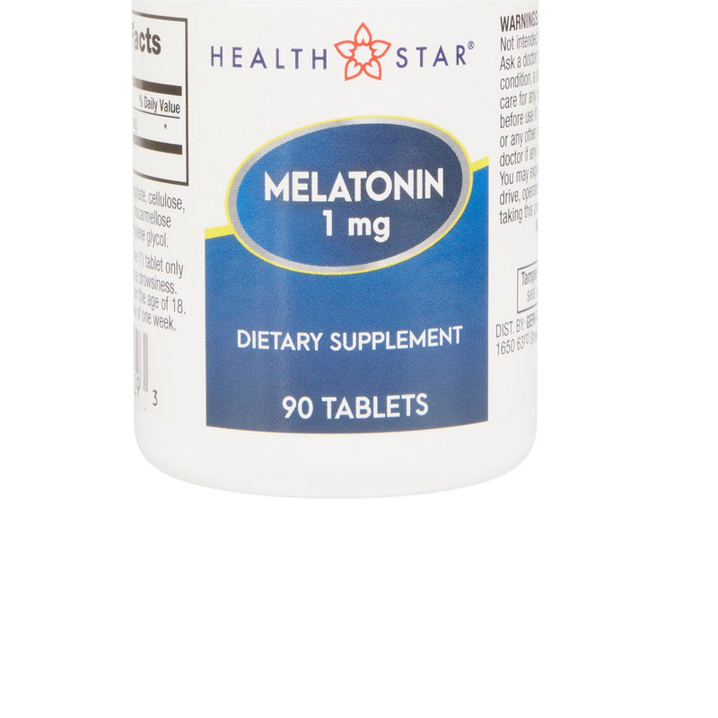 Health*Star® Melatonin Natural Sleep Aid, 1 Bottle (Over the Counter) - Img 7
