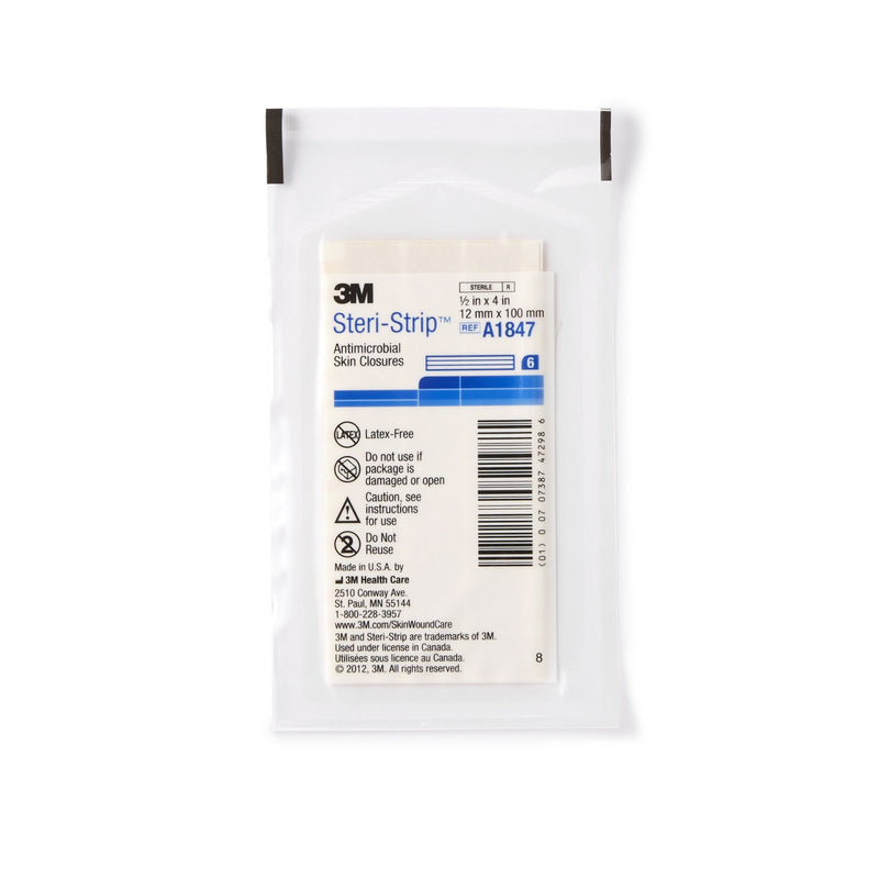 3M™ Steri-Strip™ Antimicrobial Skin Closure Strip, 1 Case of 200 (Skin Closure Strips) - Img 3