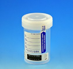 Globe Scientific Specimen Container with Temperature Strip, 90 mL, 1 Case of 300 (Specimen Collection) - Img 2