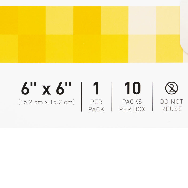 McKesson Hydrocolloid Dressing, 6 x 6 Inch, 1 Box of 10 (Advanced Wound Care) - Img 3