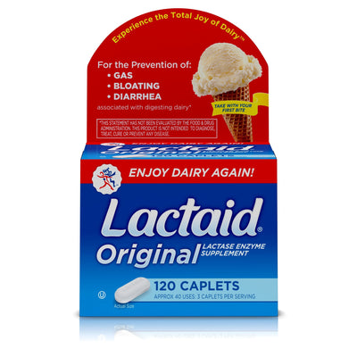 Lactaid® Original Lactase Enzyme Dietary Supplement, 1 Case of 24 (Over the Counter) - Img 2