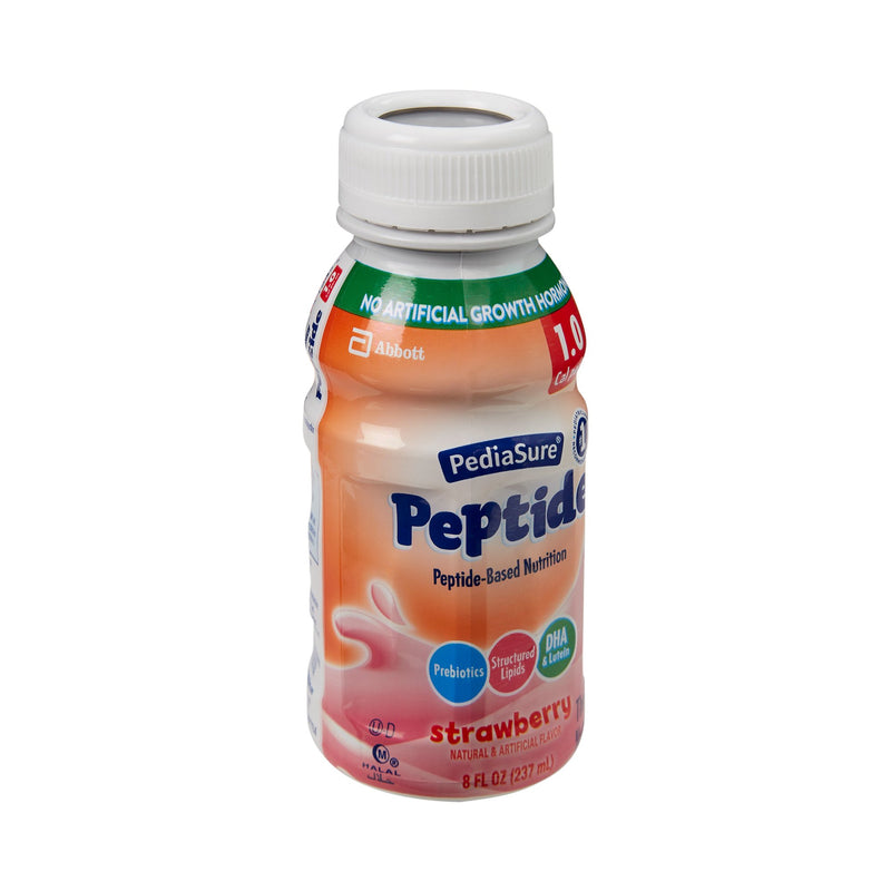 PediaSure® Peptide 1.0 Cal Strawberry Pediatric Oral Supplement, 8 oz. Bottle, 1 Each () - Img 2