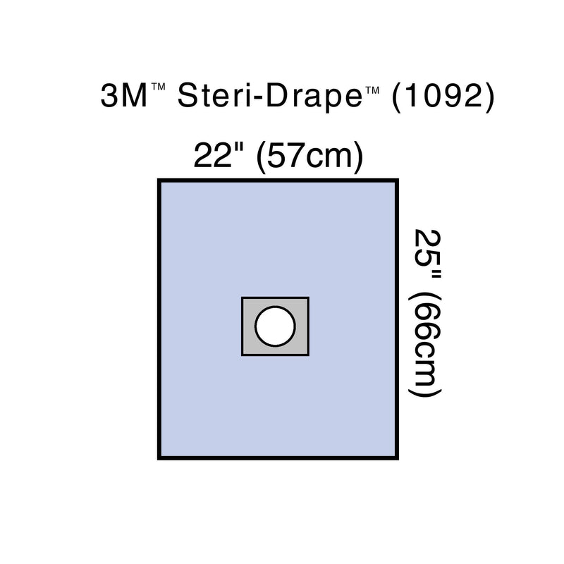 3M™ Steri-Drape™ Sterile Small Surgical Drape, 22 x 25 Inch, 1 Each (Procedure Drapes and Sheets) - Img 1