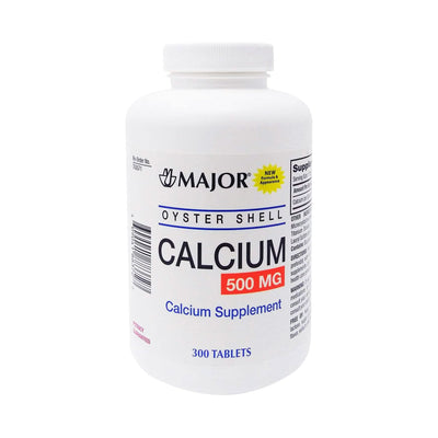 Major® Oyster Shell Calcium Joint Health Supplement, 1 Bottle (Over the Counter) - Img 1