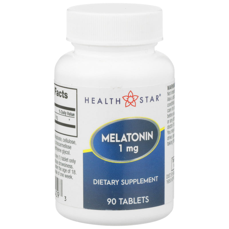 Health*Star® Melatonin Natural Sleep Aid, 1 Bottle (Over the Counter) - Img 3