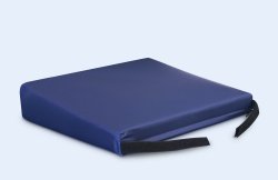 NYOrtho Seat Cushion, 24 in. W x 18 in. D x 3 in. H, Gel / Foam, Blue, Non-inflatable, 1 Each (Chair Pads) - Img 1