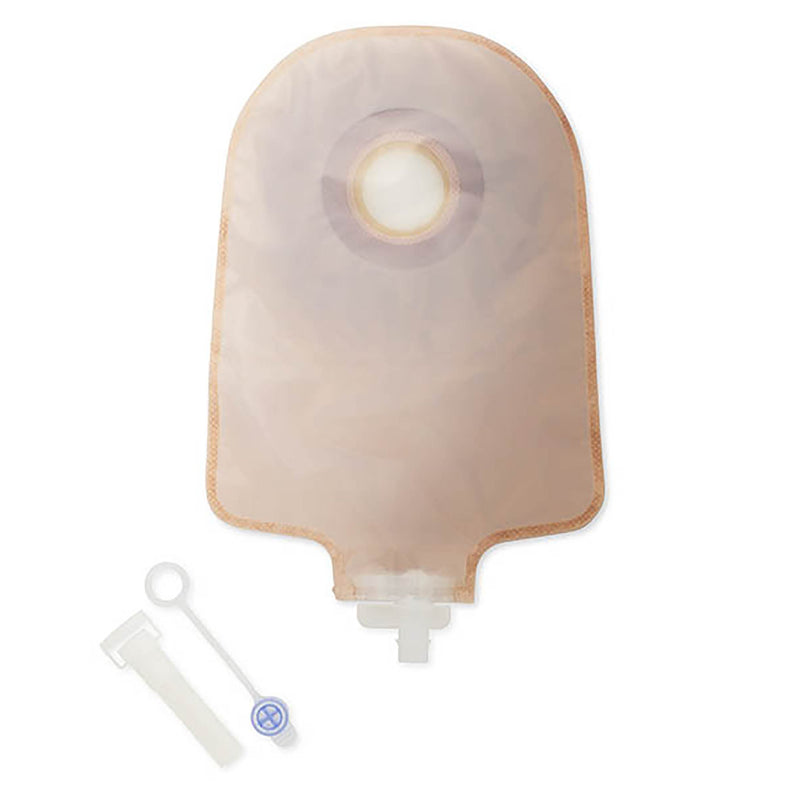 One-Piece Transparent Urostomy Pouch, 9 Inch Length, Up to 2½ Inch Stoma, 1 Box of 10 (Ostomy Pouches) - Img 2