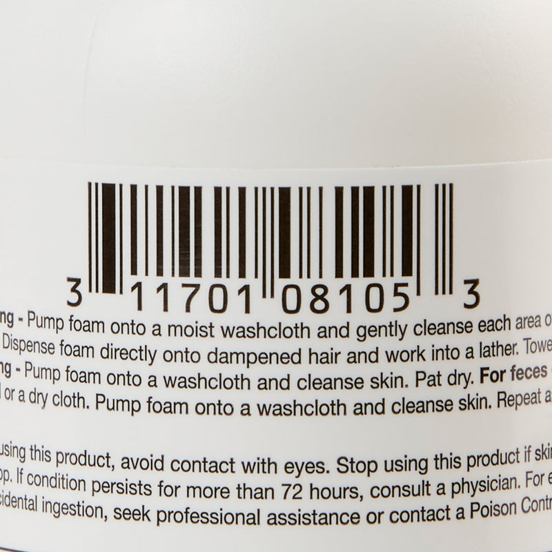 Bedside-Care Rinse-Free Shampoo and Body Wash, 8.1 oz Pump Bottle, Unscented, 1 Case of 12 (Hair Care) - Img 4