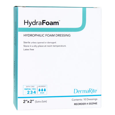 HydraFoam™ Nonadhesive without Border Foam Dressing, 2 x 2 Inch, 1 Box of 10 (Advanced Wound Care) - Img 2