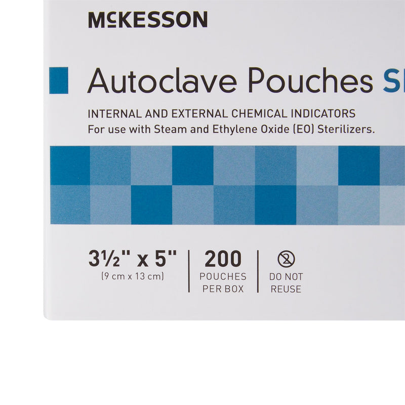 McKesson Sterilization Pouch, 3½ x 5 Inch, 1 Box of 200 (Sterilization Packaging) - Img 4