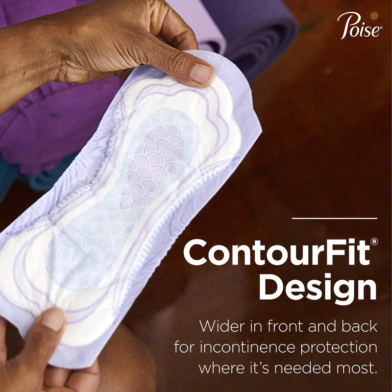 Poise Bladder Control Pads, Adult Women, Moderate Absorbency, Disposable, 12.20" Length, 1 Pack of 54 () - Img 9