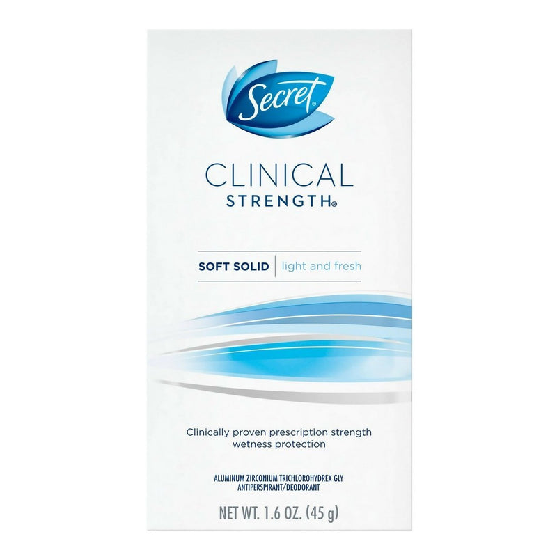 DEODORANT, SECRET SOFT SOLID CLINICAL STRENGTH 1.6OZ (Skin Care) - Img 1