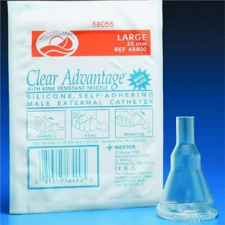 Coloplast Clear Advantage® Male External Catheter, X-Large, 1 Case of 100 (Catheters and Sheaths) - Img 1