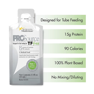 ProSource® TF Free Tube Feeding Formula, 1.5-ounce Pouch, 1 Case of 100 (Nutritionals) - Img 5