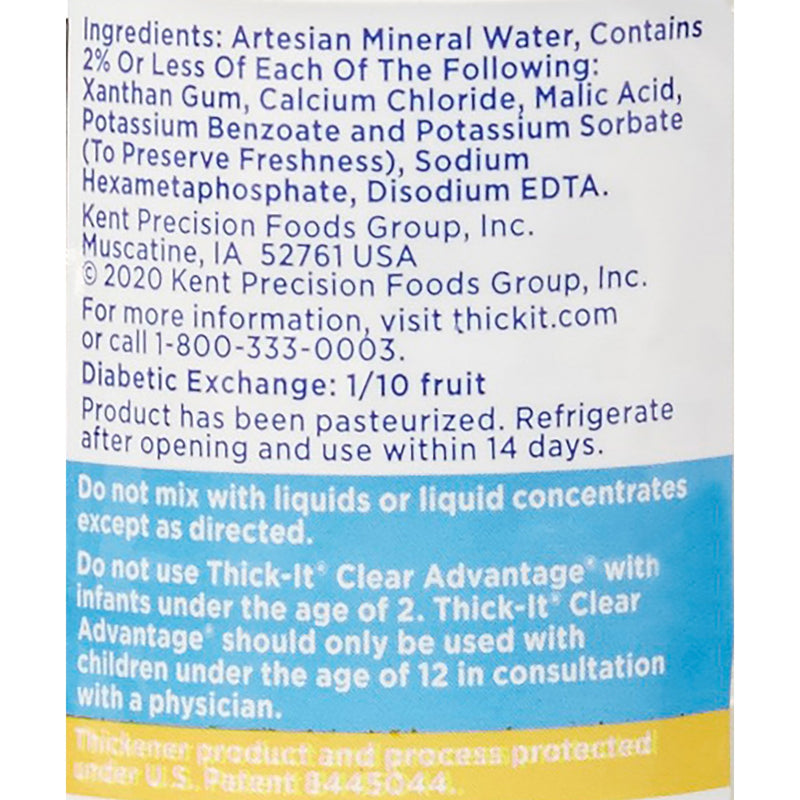 Thick-It® AquaCareH2O Thickened Beverage, 8-ounce Bottle, 1 Case of 24 (Nutritionals) - Img 6